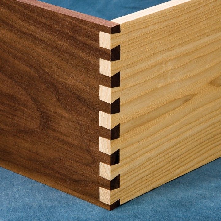 Dovetail strength surface area gluing joinery