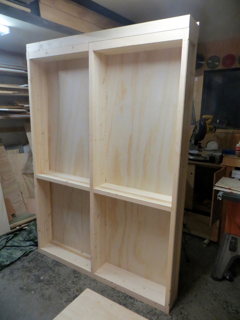 bookcase frame shelves