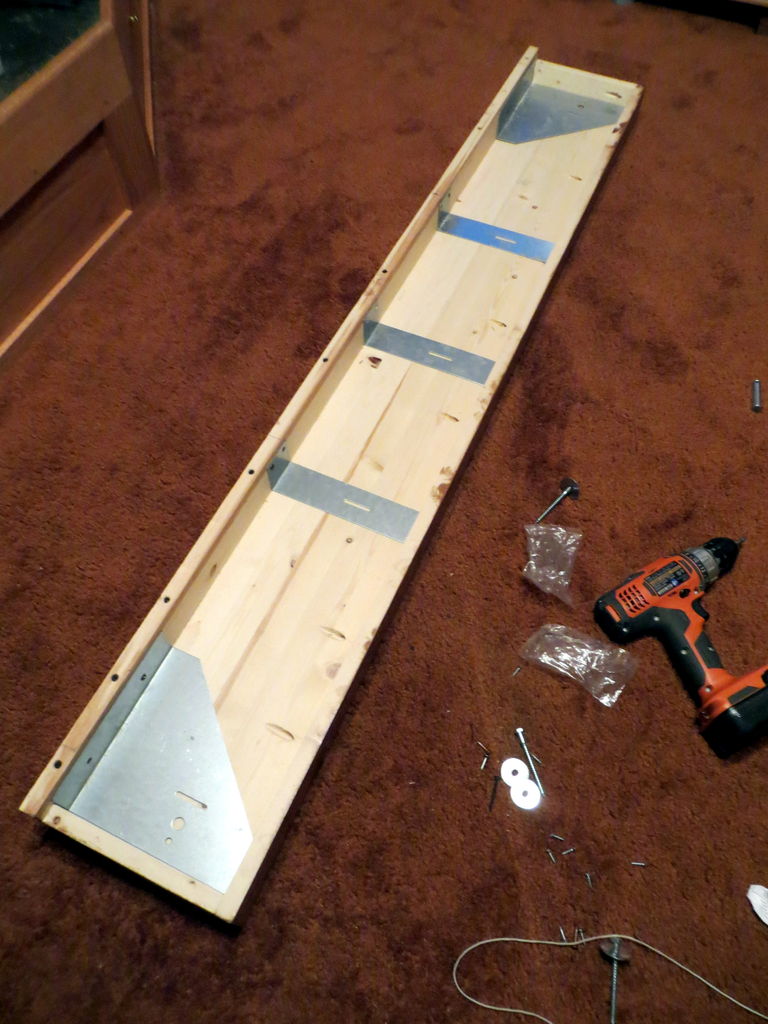 valance reinforcing brackets hinge kit