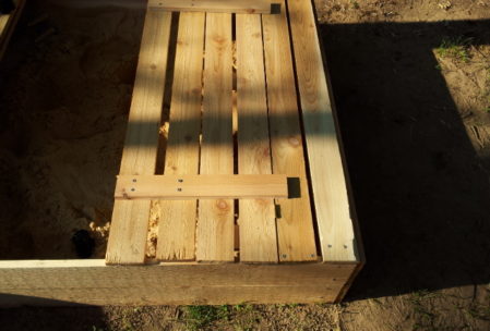 wood toy sandobox playground