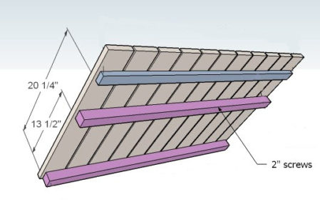 Furniture plan lounger backrest 