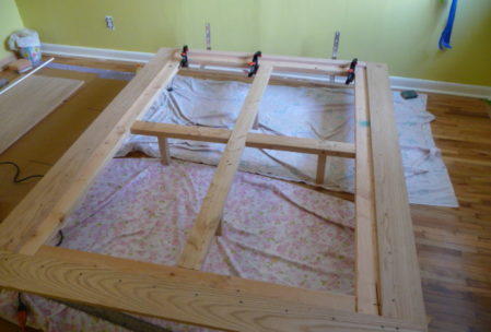 Furniture plan bed frame legs