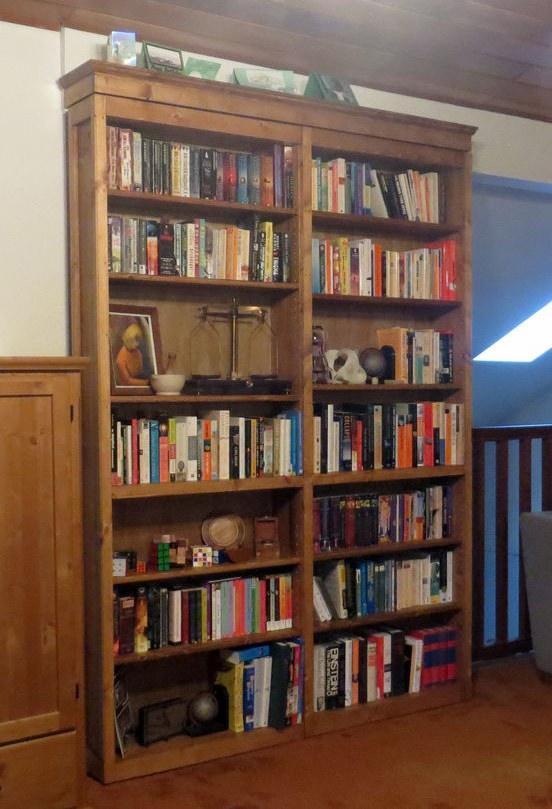 Diy Woodworking Plan For Dual Purpose, Two Sided Bookcase Doors